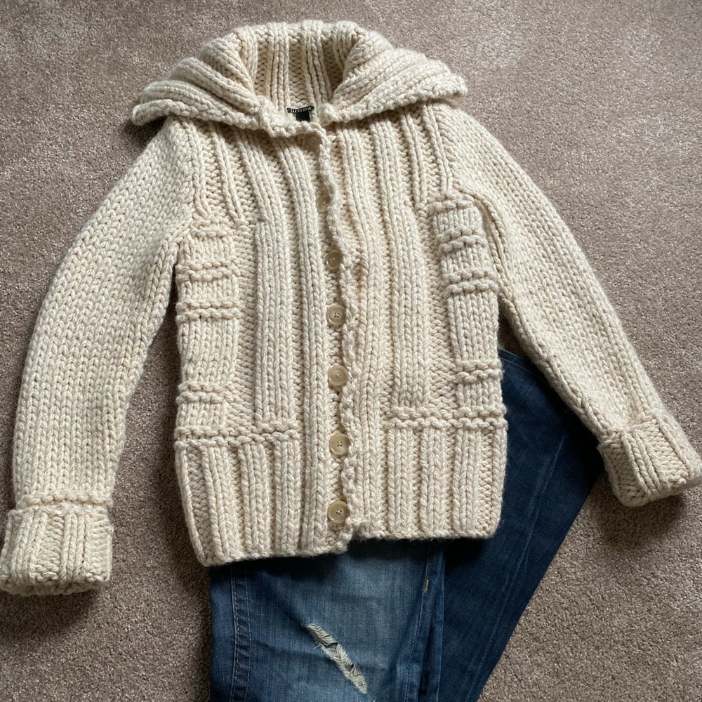 LuckyBrand 🍀 chunky knit sweater